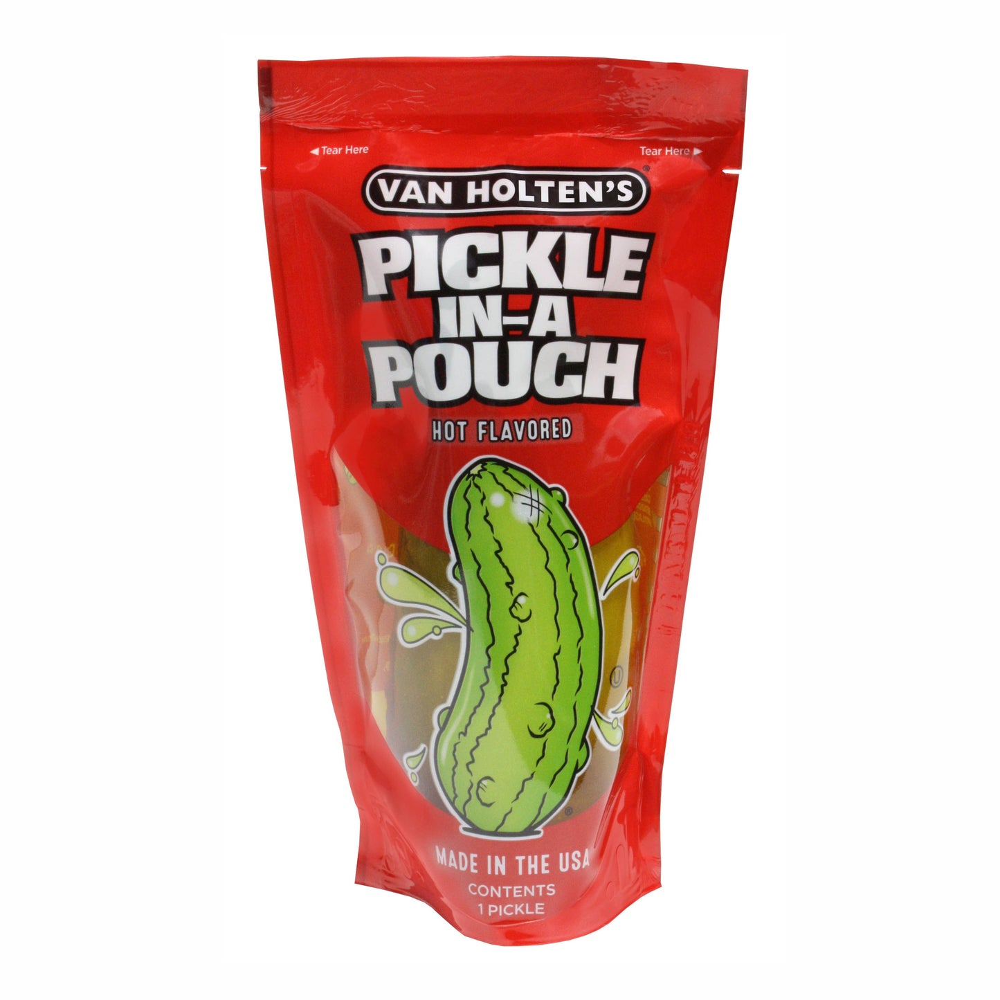 Grand cornichons, épicés et piquants Van Holten's en sachet