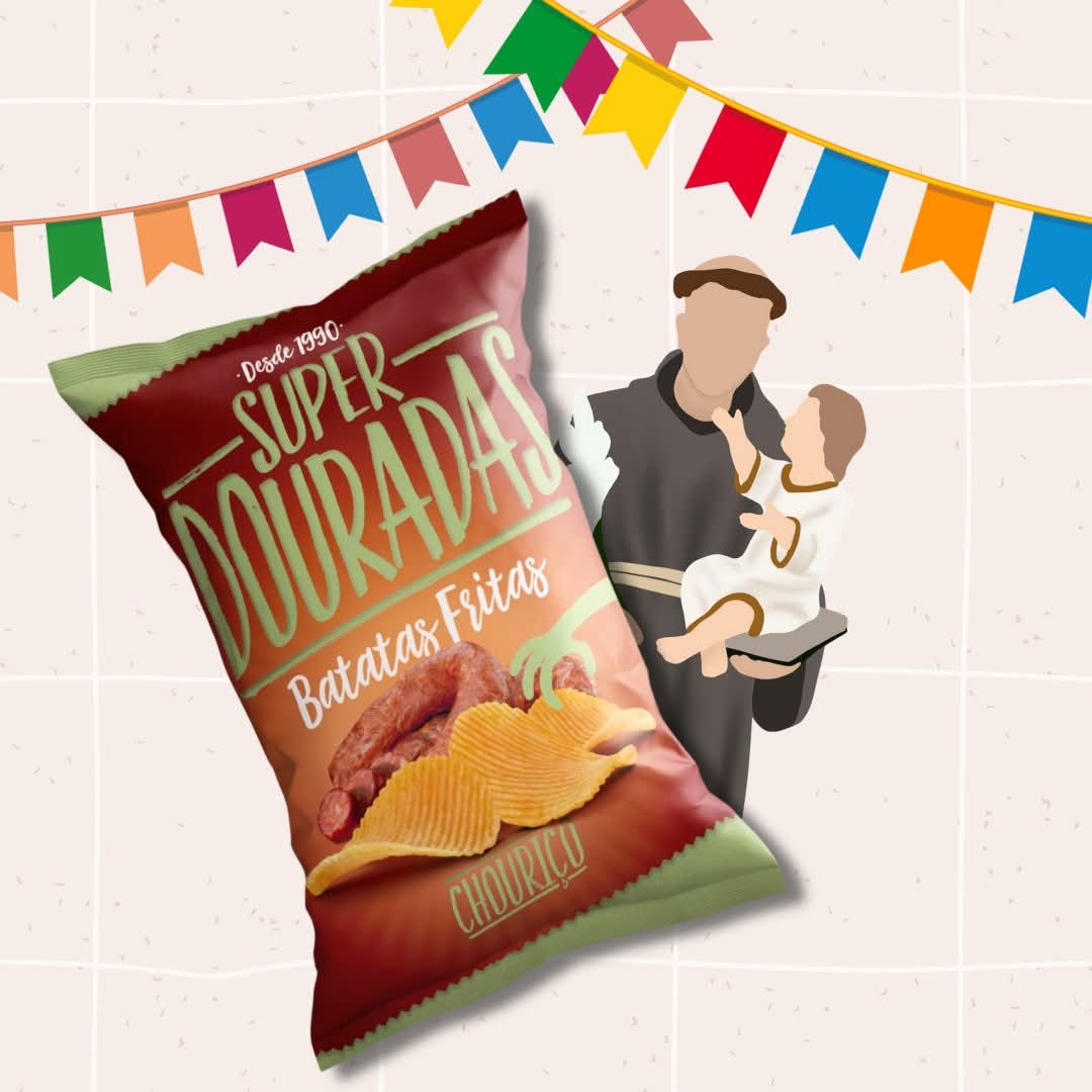 Chips ondulées saveur chouriço 150 g