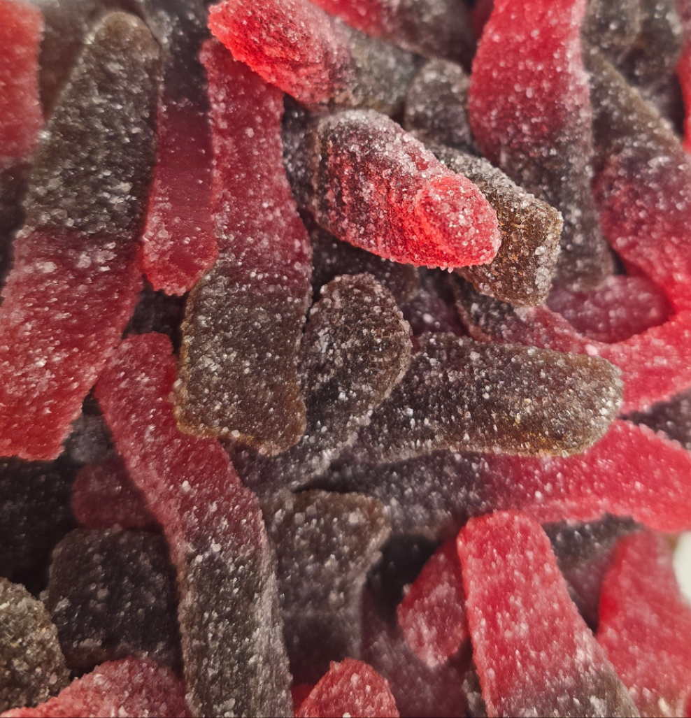 Bouteille cherry cola sucré 100g