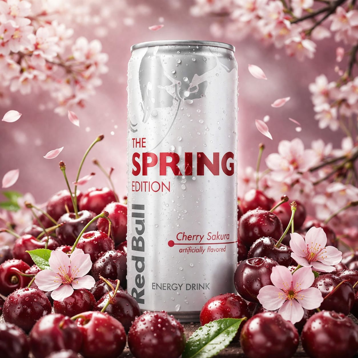 Red bull cerise & sakura