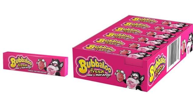 Bubbaloo Fraise paquet de 5 unités