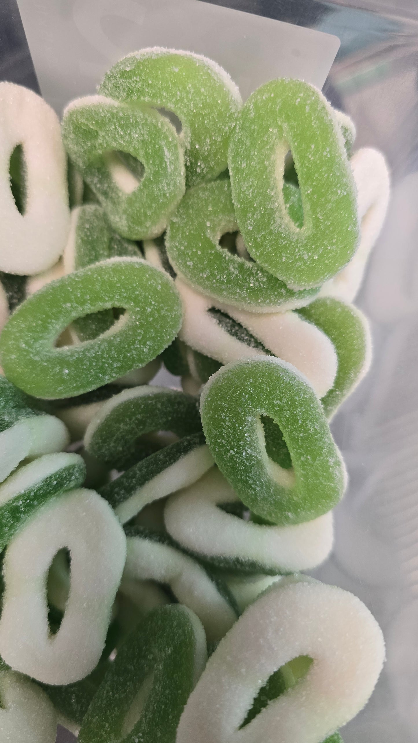Anneaux sucrés goût pomme 100g