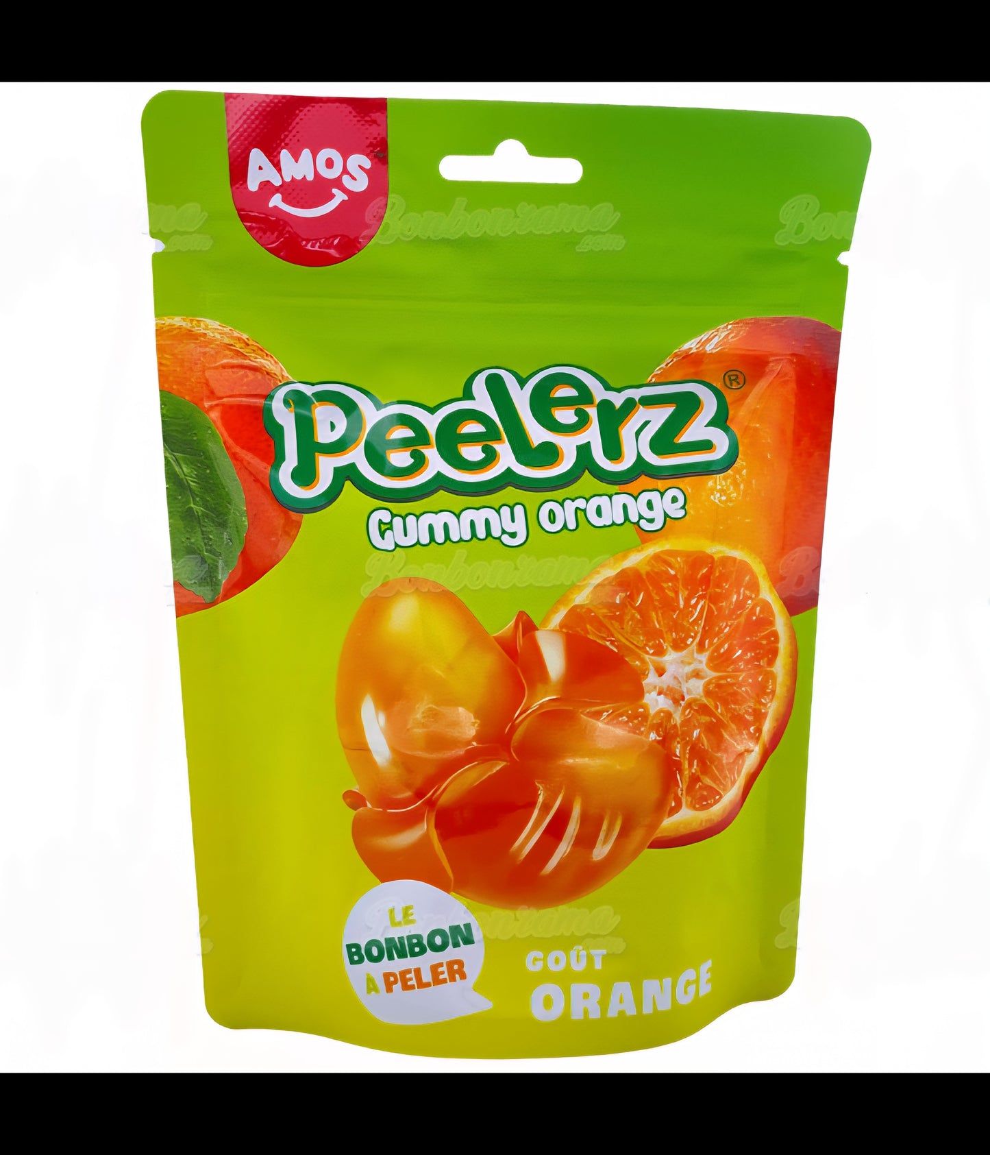Sachet bonbons Amos Peelerz Orange 120gr