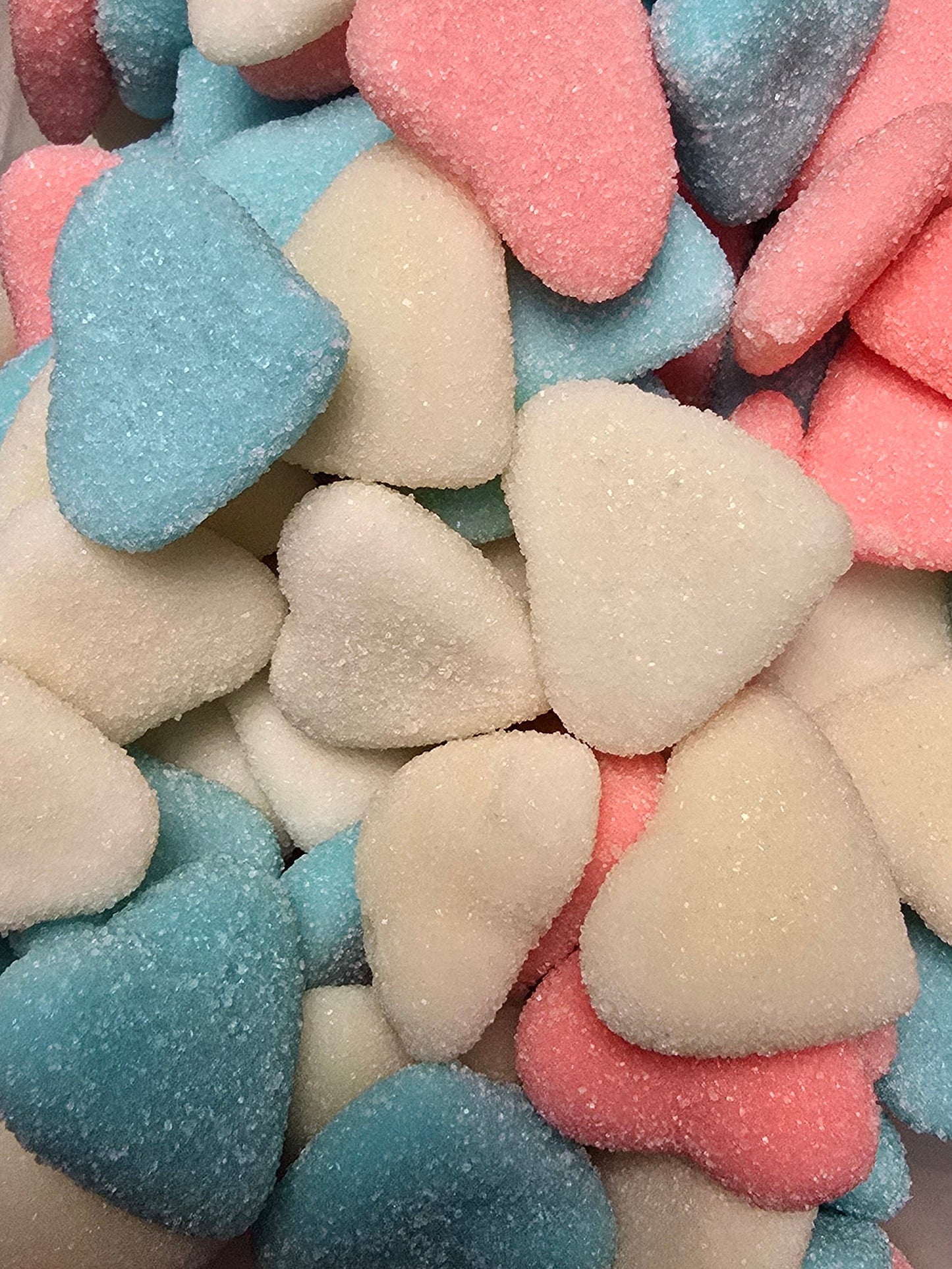 Cœur mix sucré Blanc Bleu Rose 100g