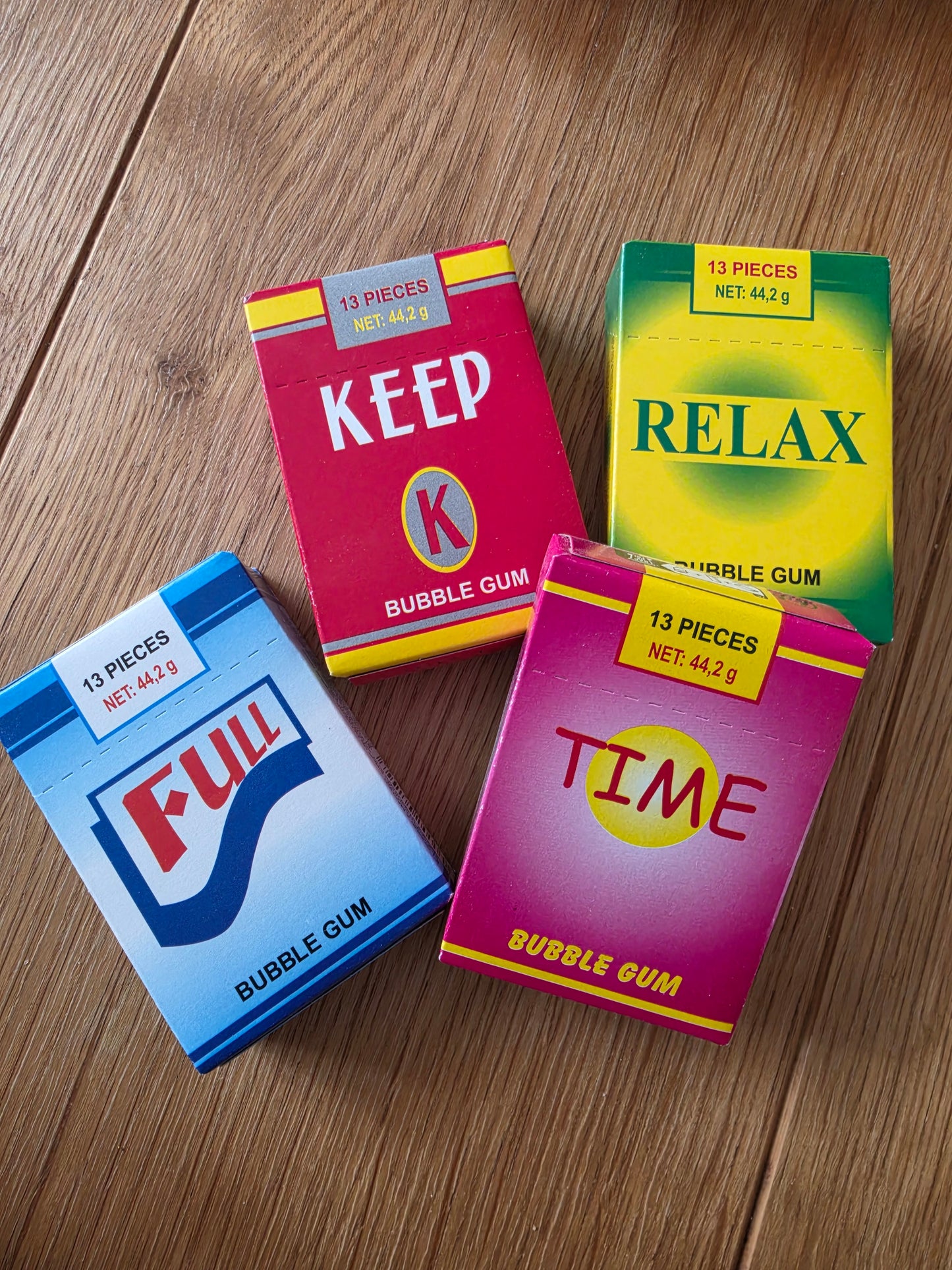 Cigarette chewing gum