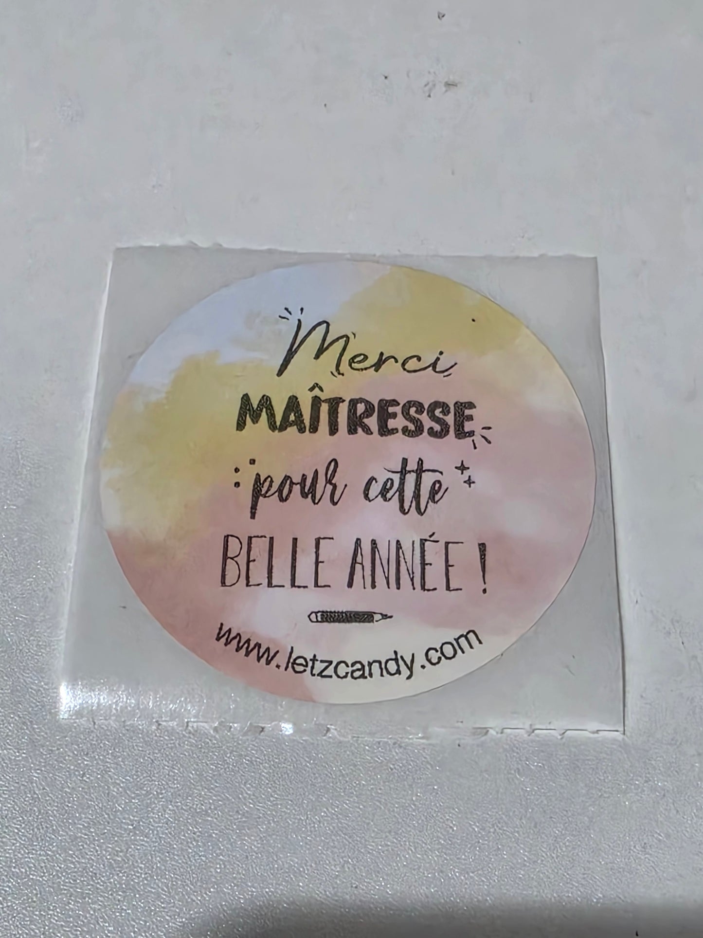 Cadeau fin d'annee scolaire