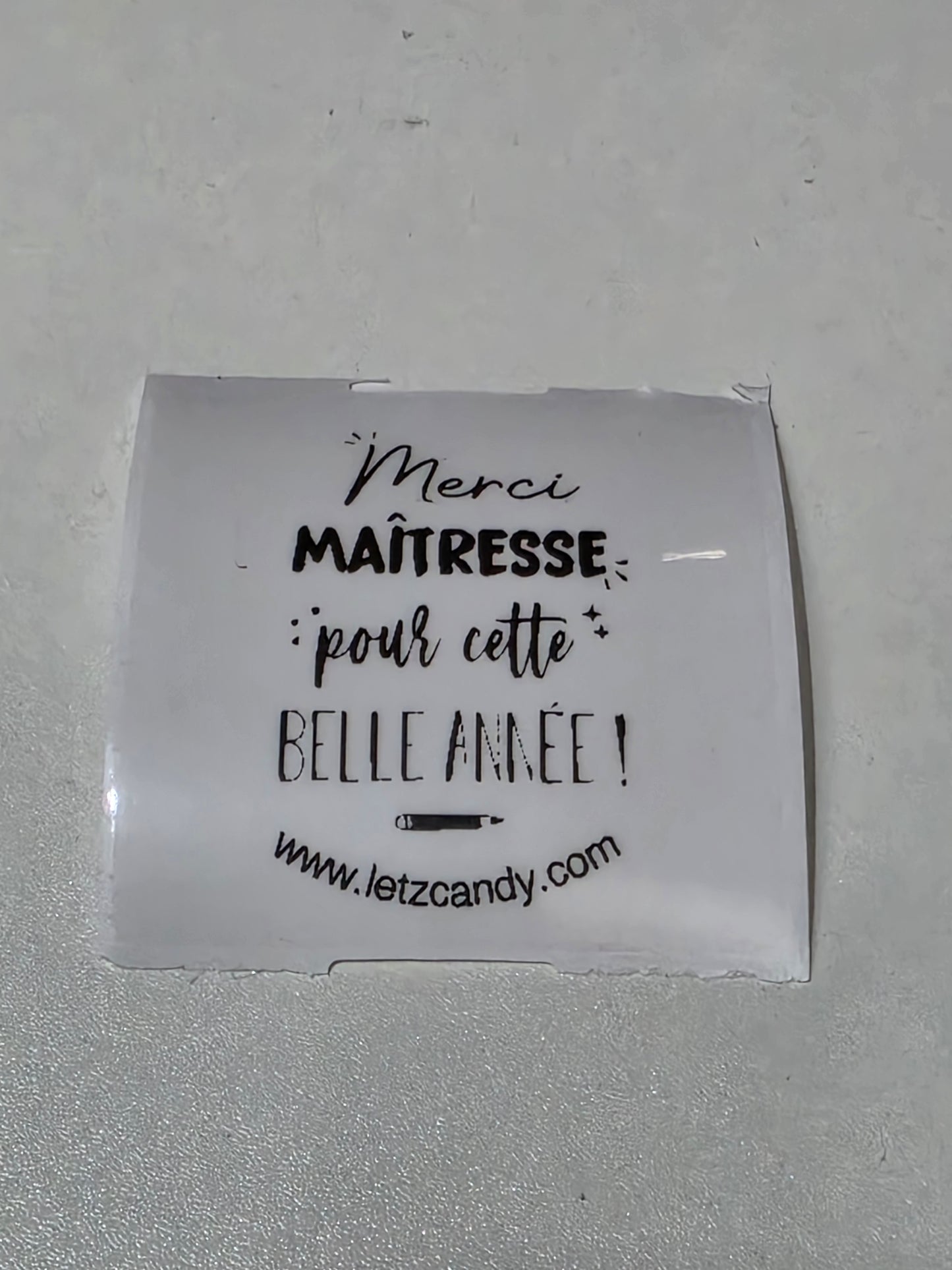 Cadeau fin d'annee scolaire