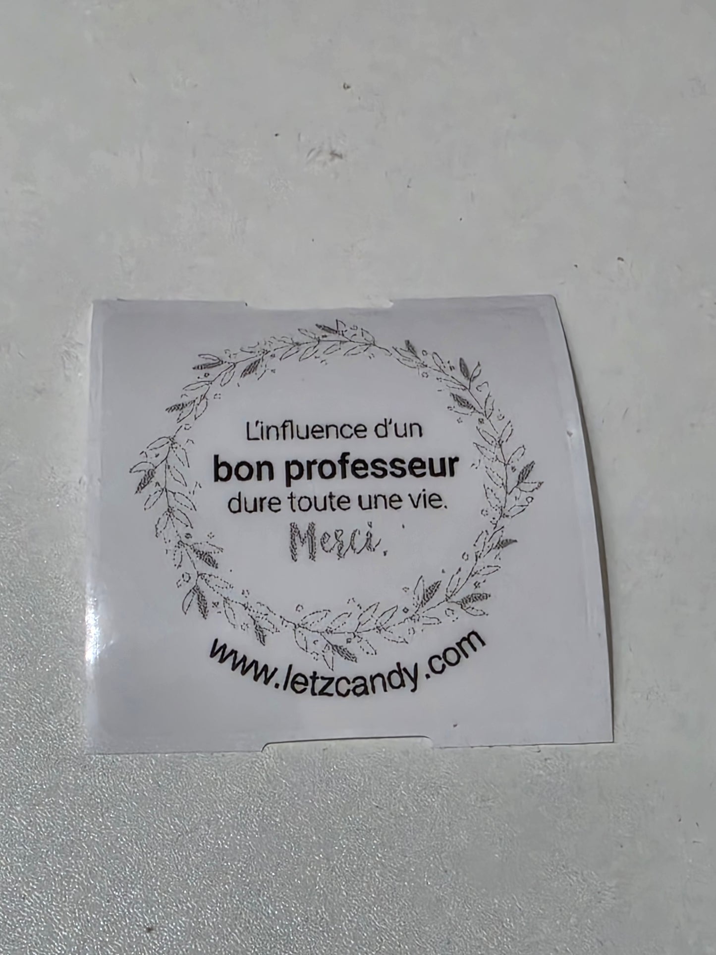 Cadeau fin d'annee scolaire