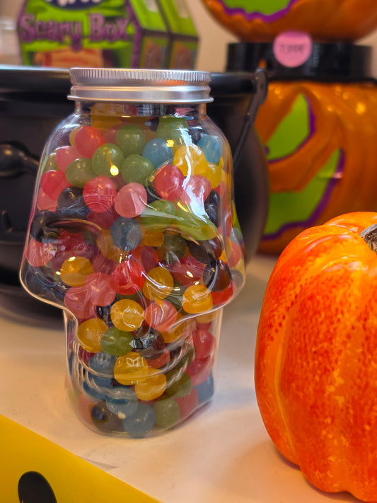 Bocal Crane avec +/- 500g de bonbons