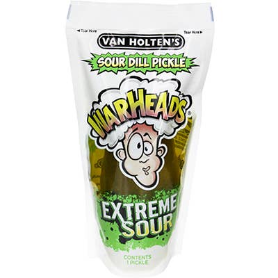 Van Holten's Warheads Cornichon extra acide en poche