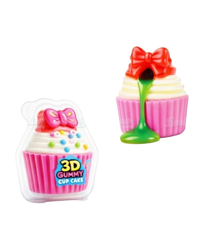 3d Juicy gummy cupcake