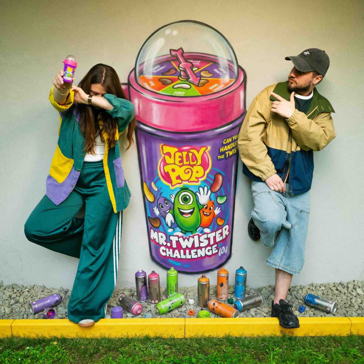 JellyPop Mr. Twister Challenge 60 g