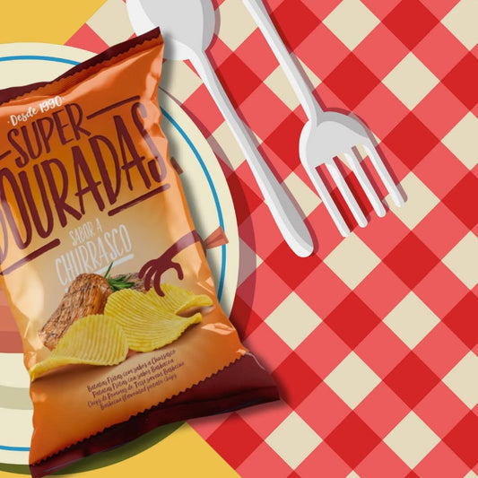 Chips ondulées saveur grillade 150 g