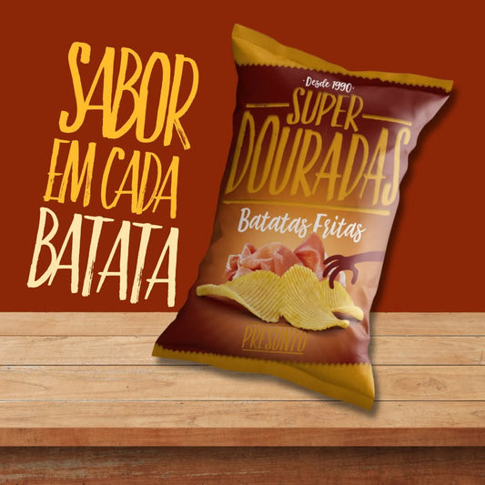 Chips ondulées saveur jambon fumé 150 g