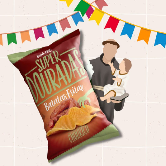 Chips ondulées saveur chouriço 150 g