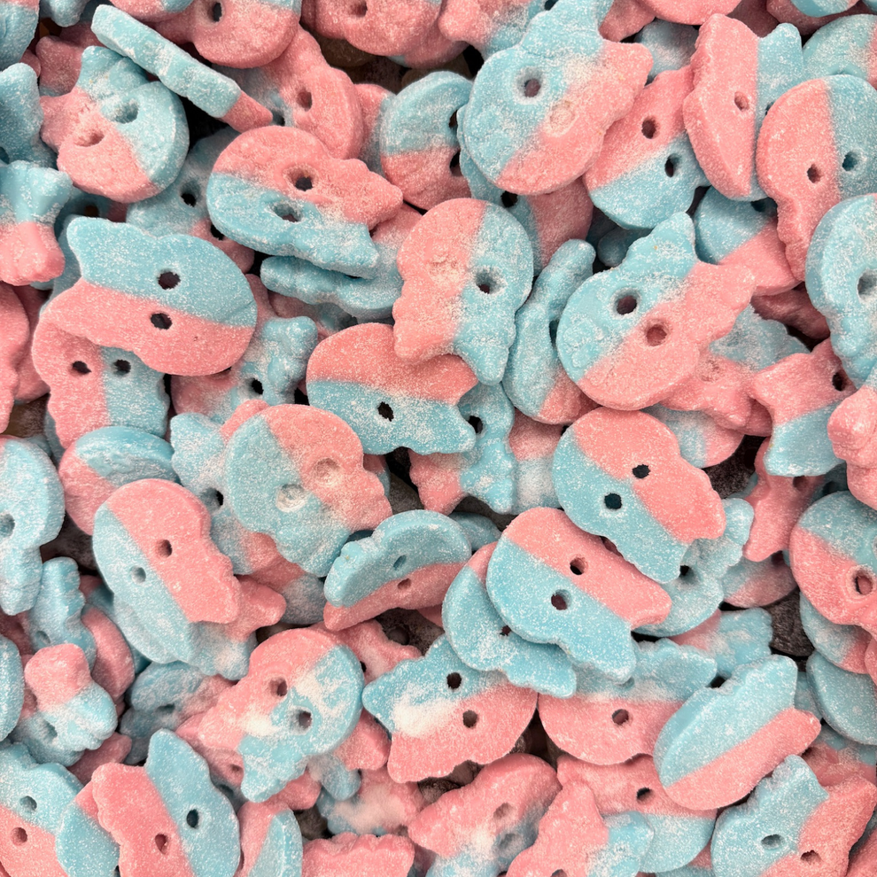 Bubs crânes bubble gum 100g