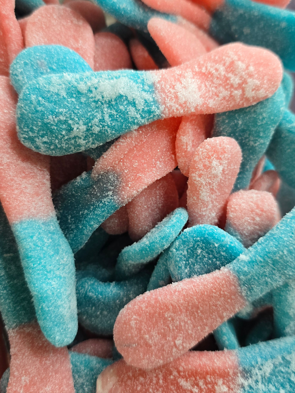 Langues rose et bleu halal 100g