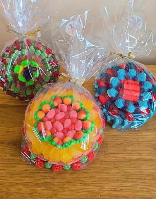 Composition bonbons 15cm - Cadeau gourmand coloré