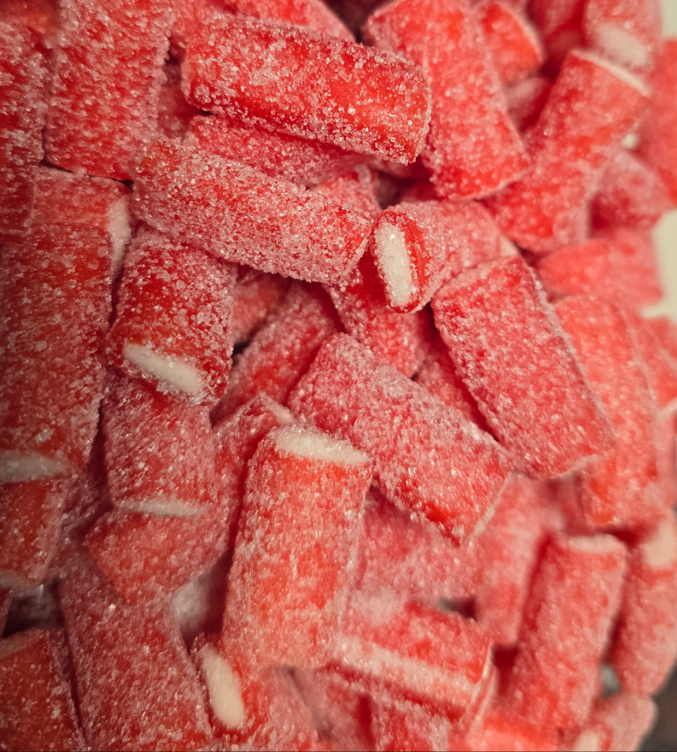 Mini Câble Fraise Acidulé 100g