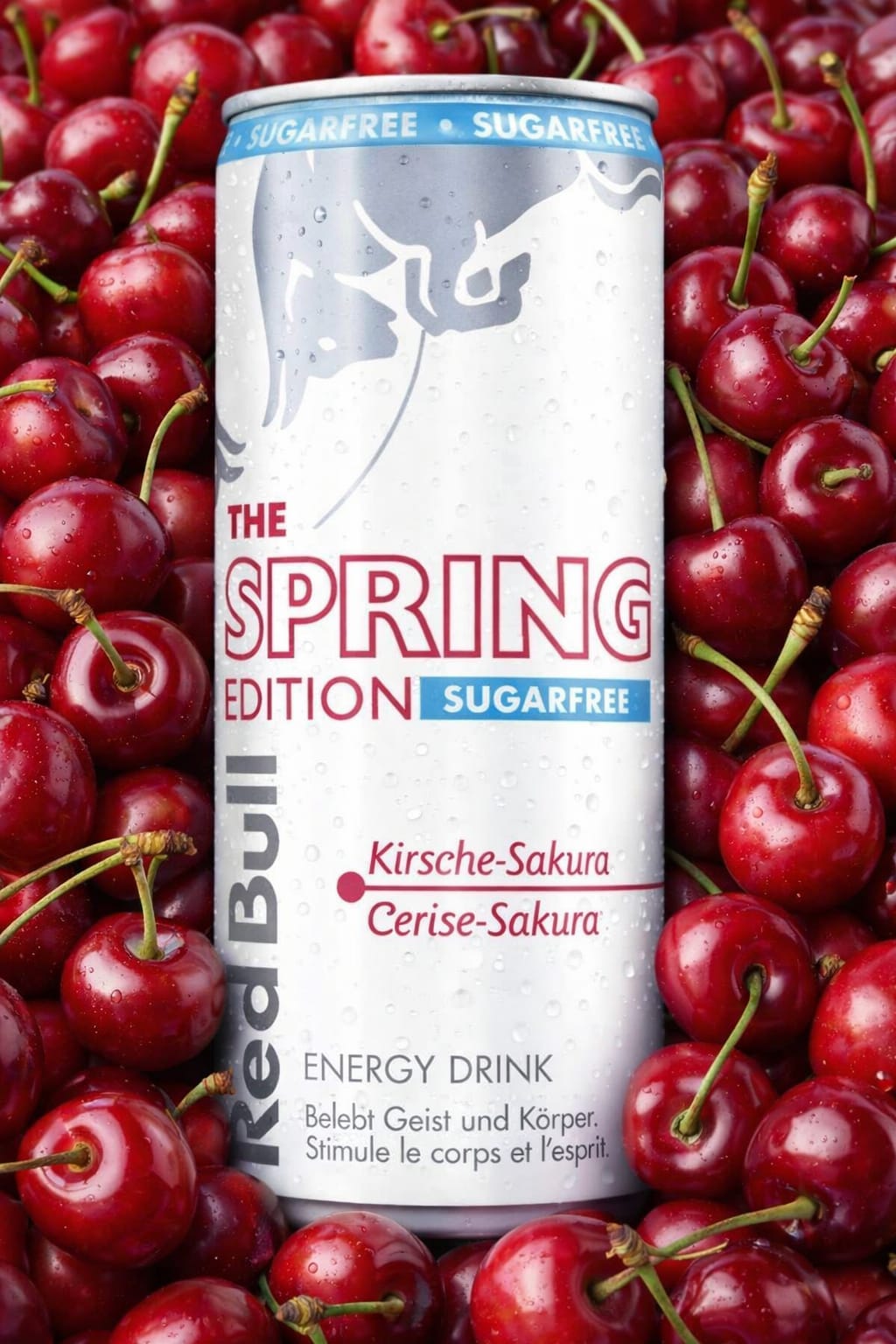 Red bull cerise & sakura sugar free