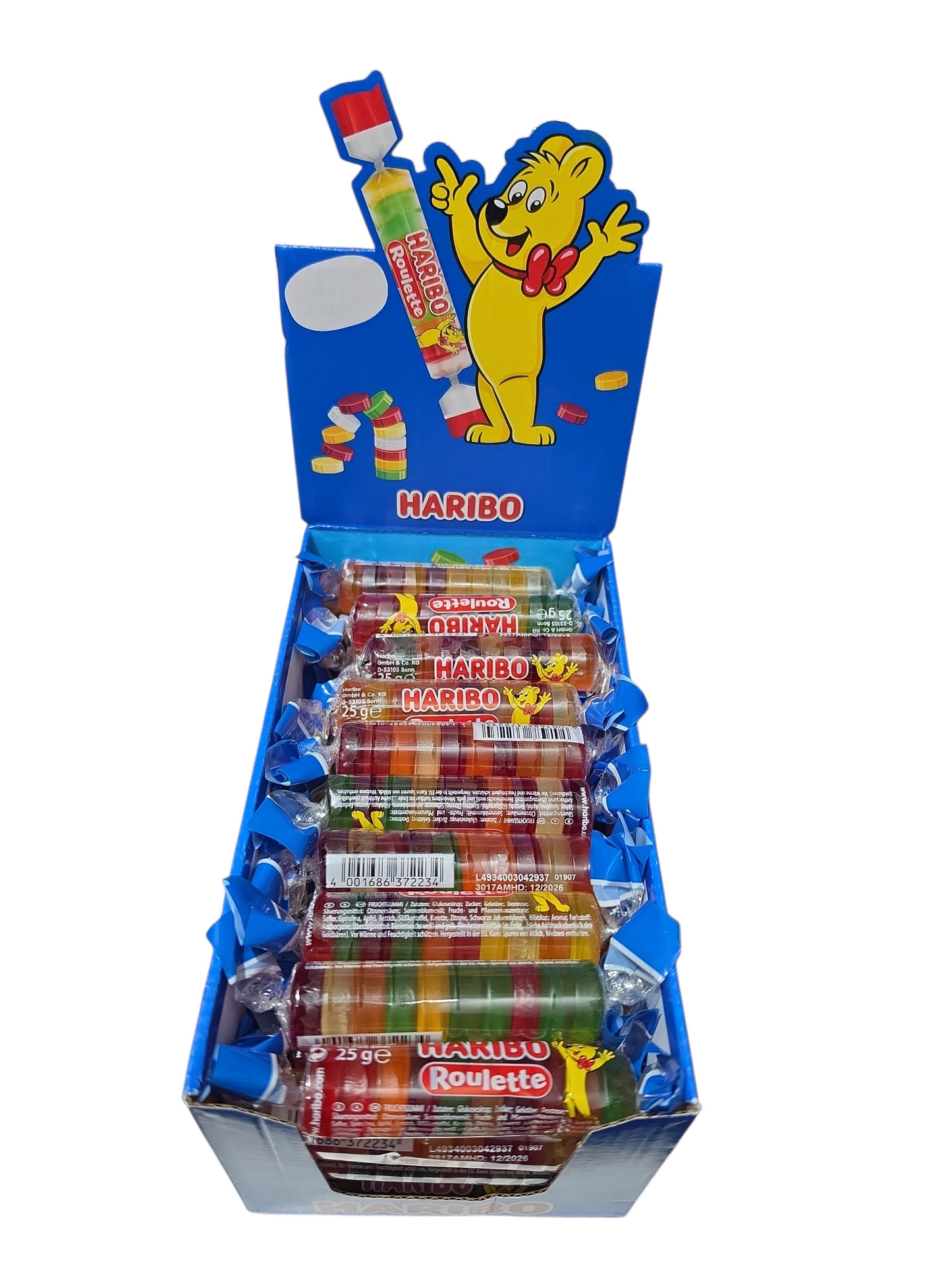 HARIBO – Mini Rouleaux gélifiés multicolores