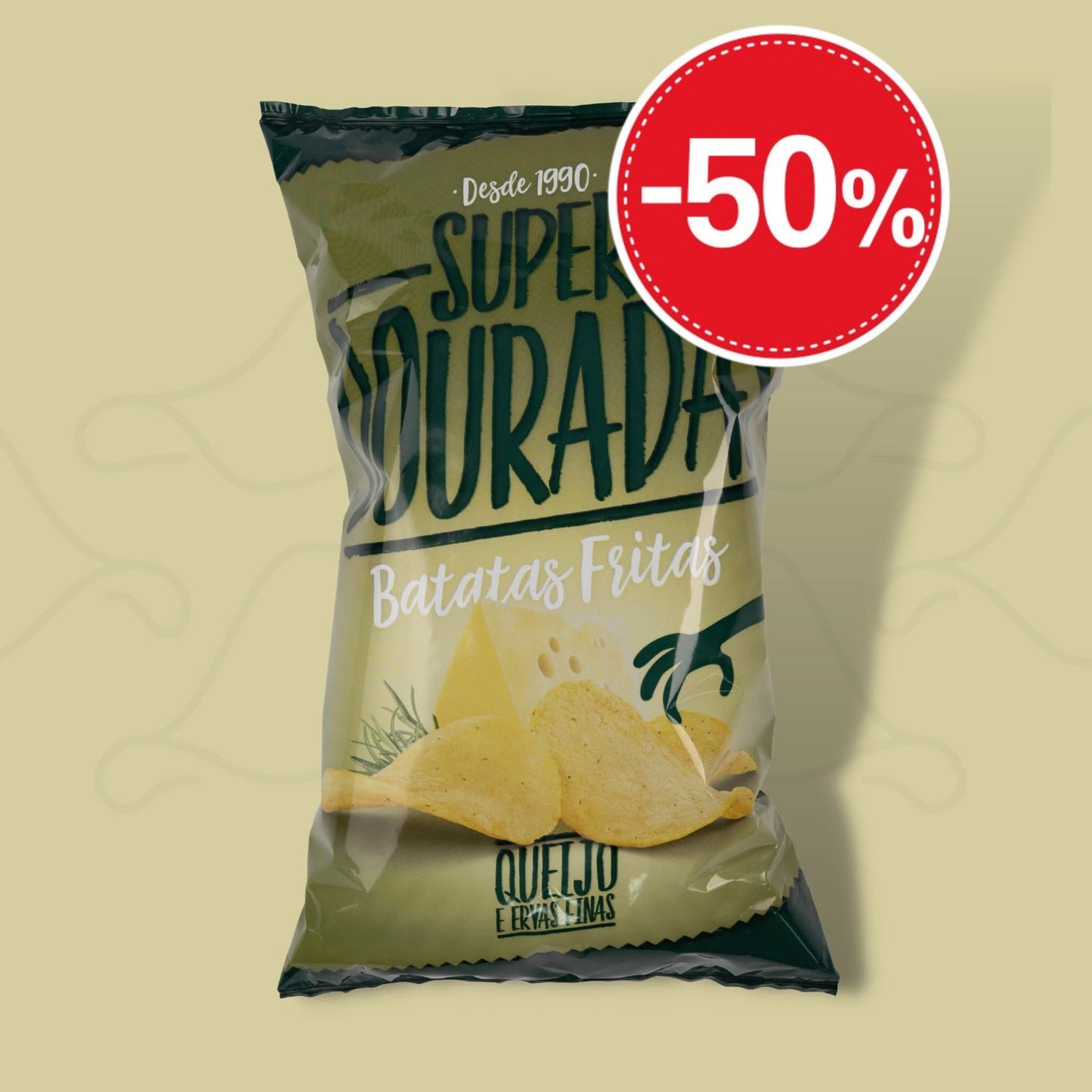 Chips saveur fromage et herbes de provence 150 G DLC: 06/09/26