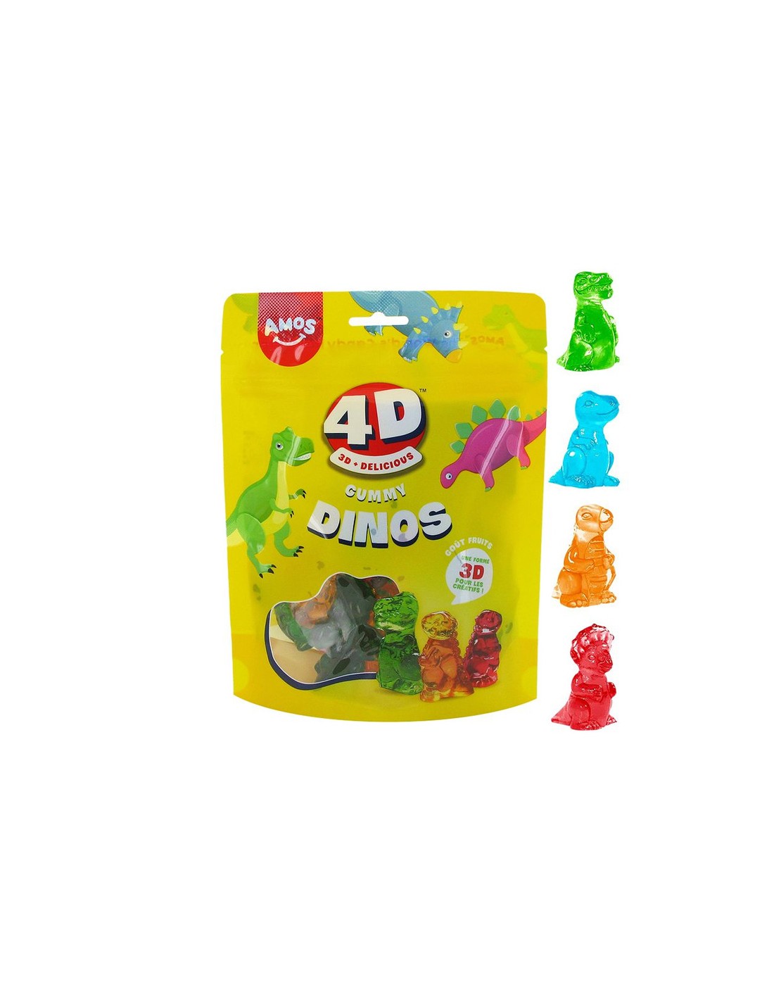 Sachet Amos 4D Dino 140 g