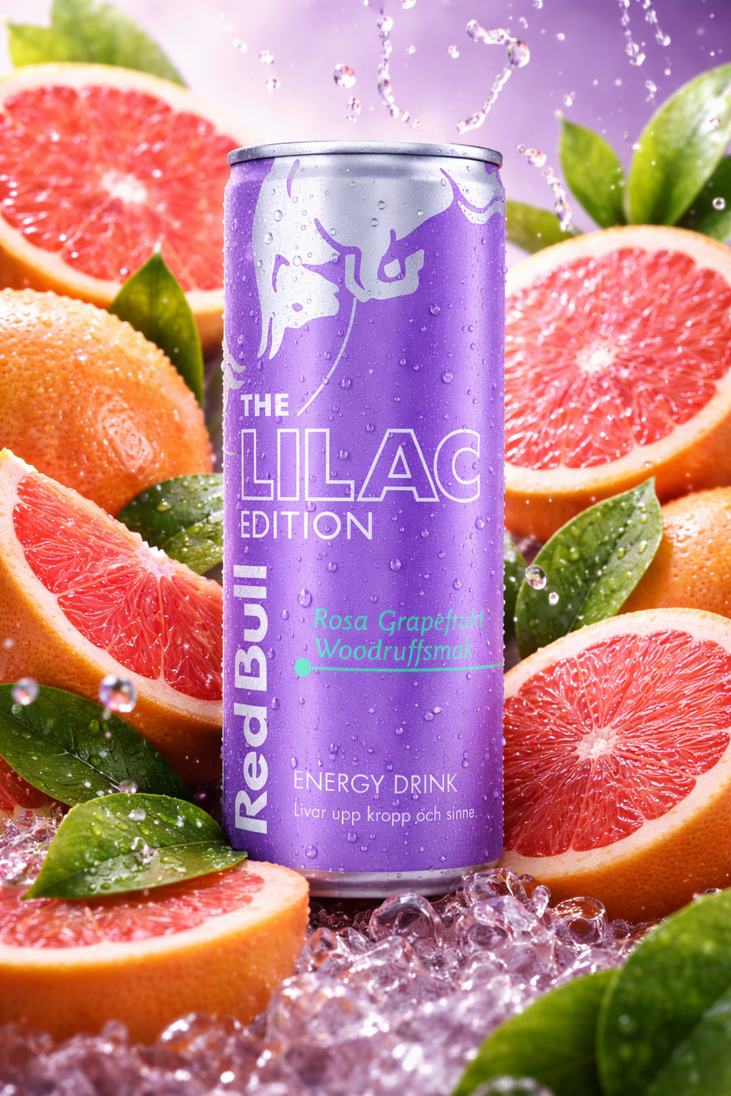 Red bull Lilac pamplemousse