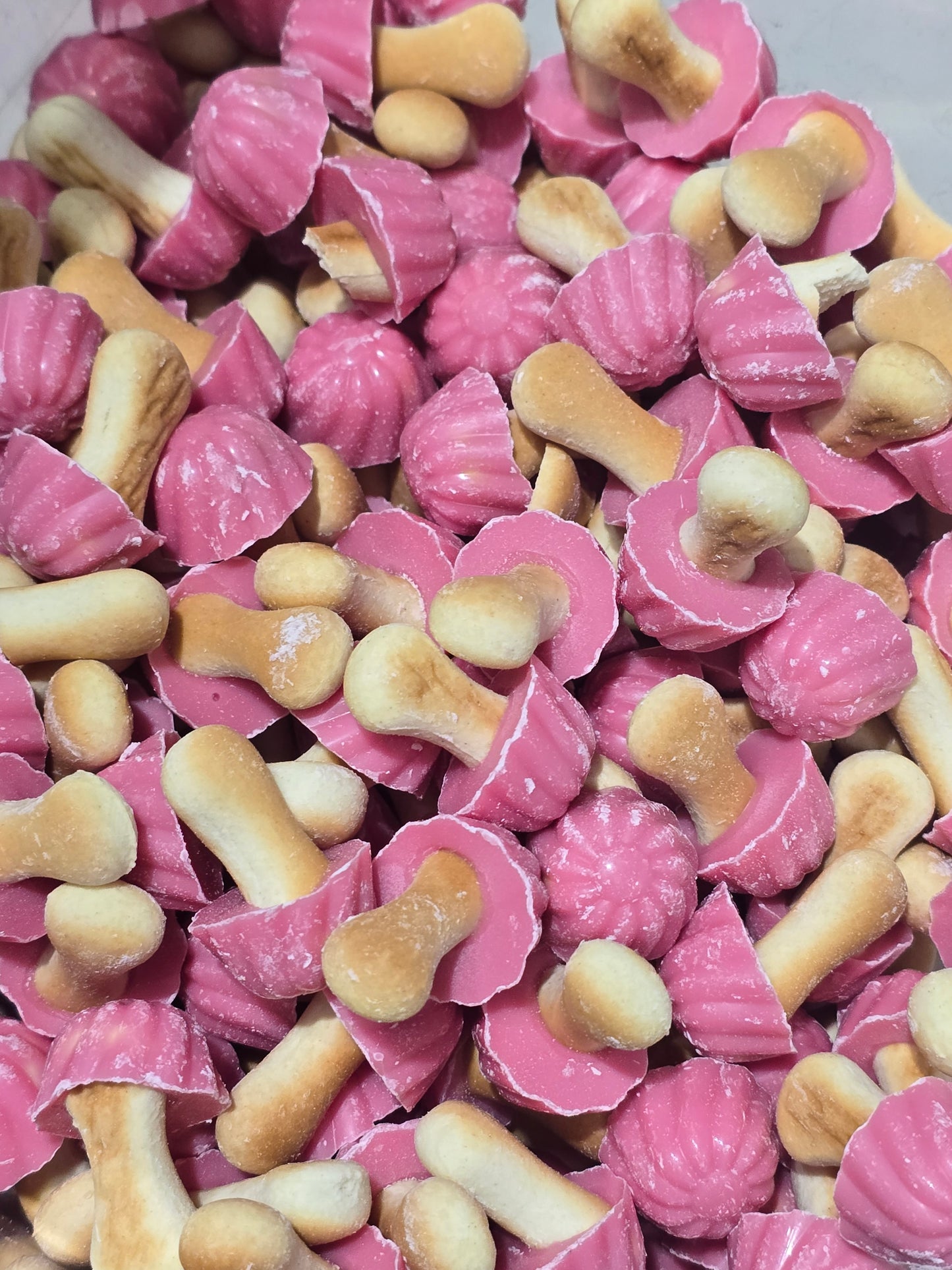 Biscuits champignon aromatisé à la fraise 100g