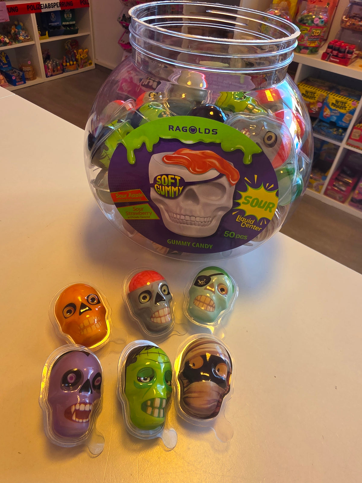 3D Juicy Gummies Crâne Halloween