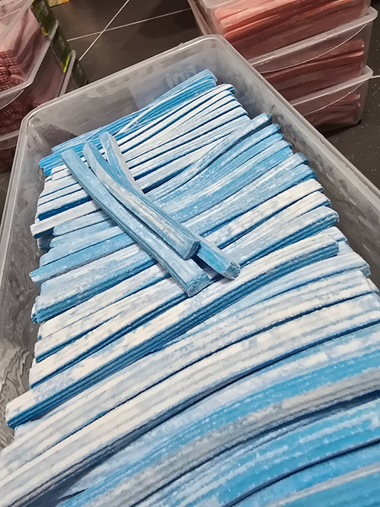 Mini jumbo rayé framboise 100g